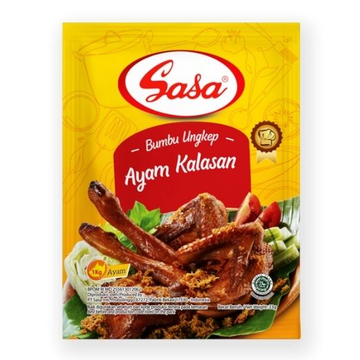 

SASA Bumbu UNGKEP AYAM KALASAN 33gr / BUMBU Ayam Instant