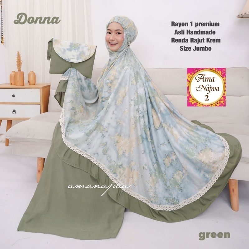 100% ORI Donna Mukena jumbo dewasa by Ama Najwa 2 /