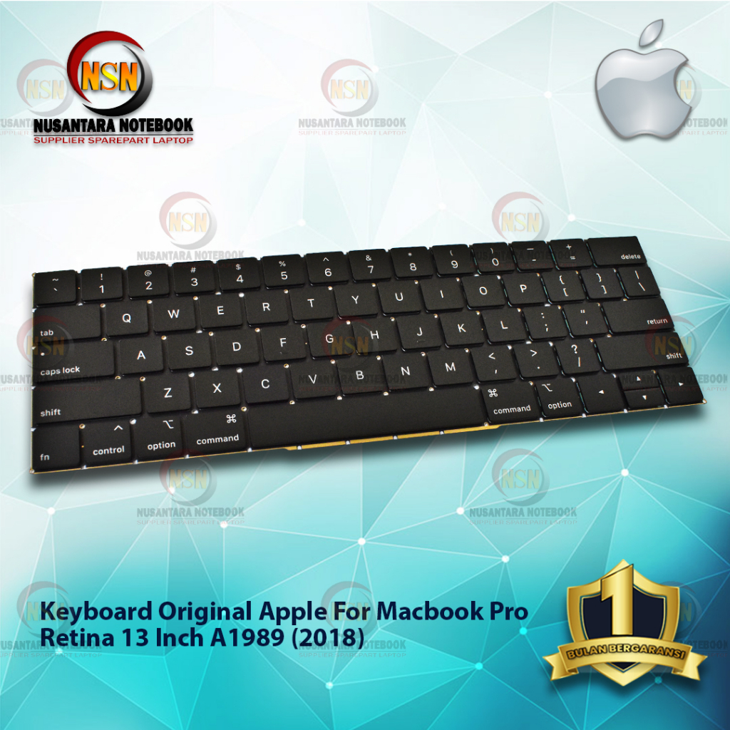 Keyboard Apple OG For Mac Pro Retina 13 Inch A1989 (2018)