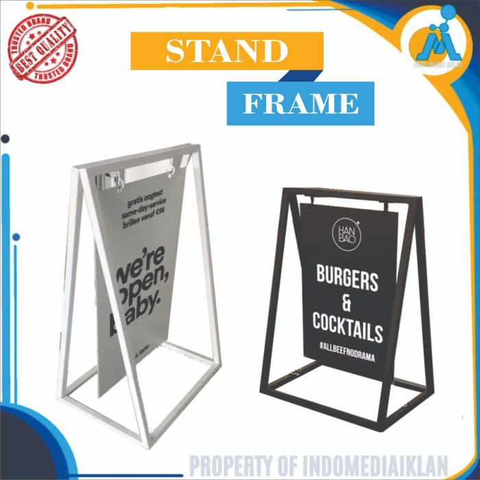 Standing banner besi hollow