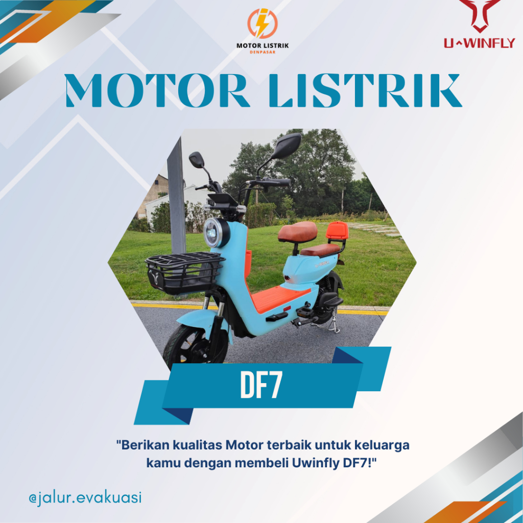 Motor Listrik Uwinfly Dragonfly 7 / Termurah Garansi 10 Tahun