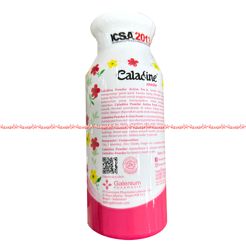 Bedak caladine Powder 100gr Bedak Talk Caladine Caladine Bedak Tabur Kaladin Powders