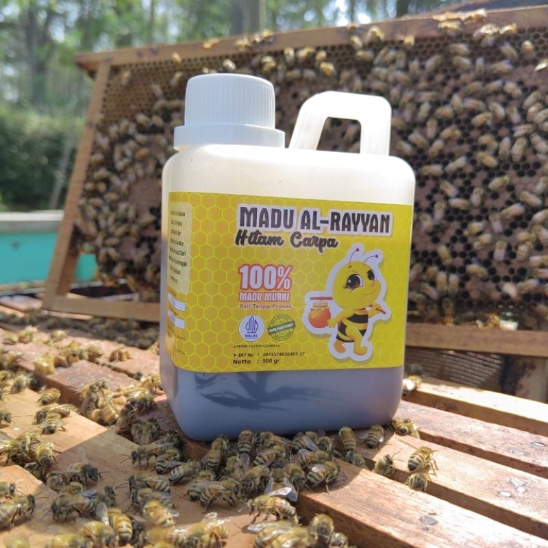 Madu Hitam Raw Honey 500gram | Madu Murni Madu Al-Rayyan