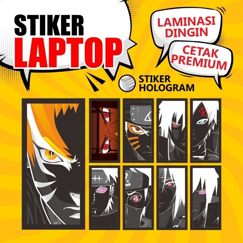 

Stiker Laptop Naruto Edition Premium Hologram Murah
