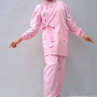 Baju Kimono Tali Samping/Baju Jaga Wanita/Baju Kesehatan