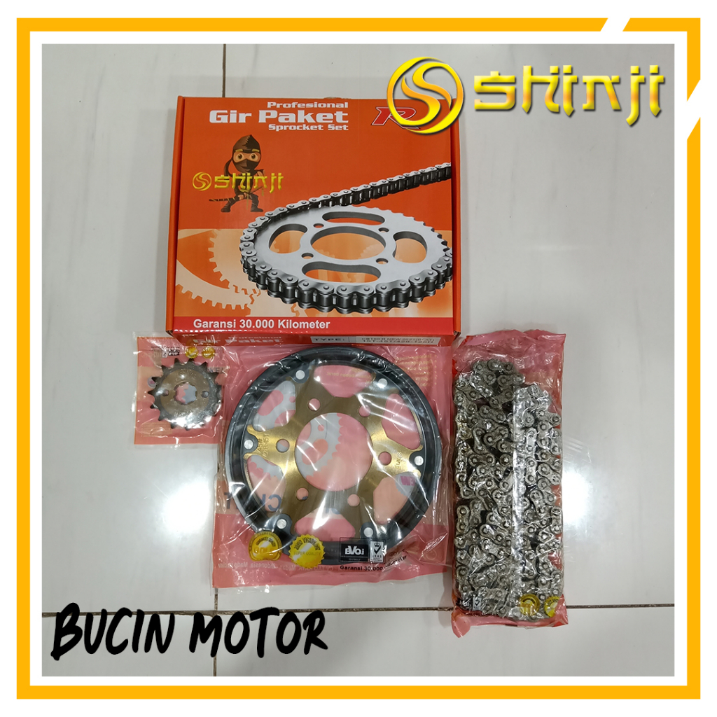GIR SET GEAR PAKET CB150R (PLAT), CBR 150 (PLAT), CB 150R NEW 2021 UPSIDEDOWN (PLAT) SHINJI