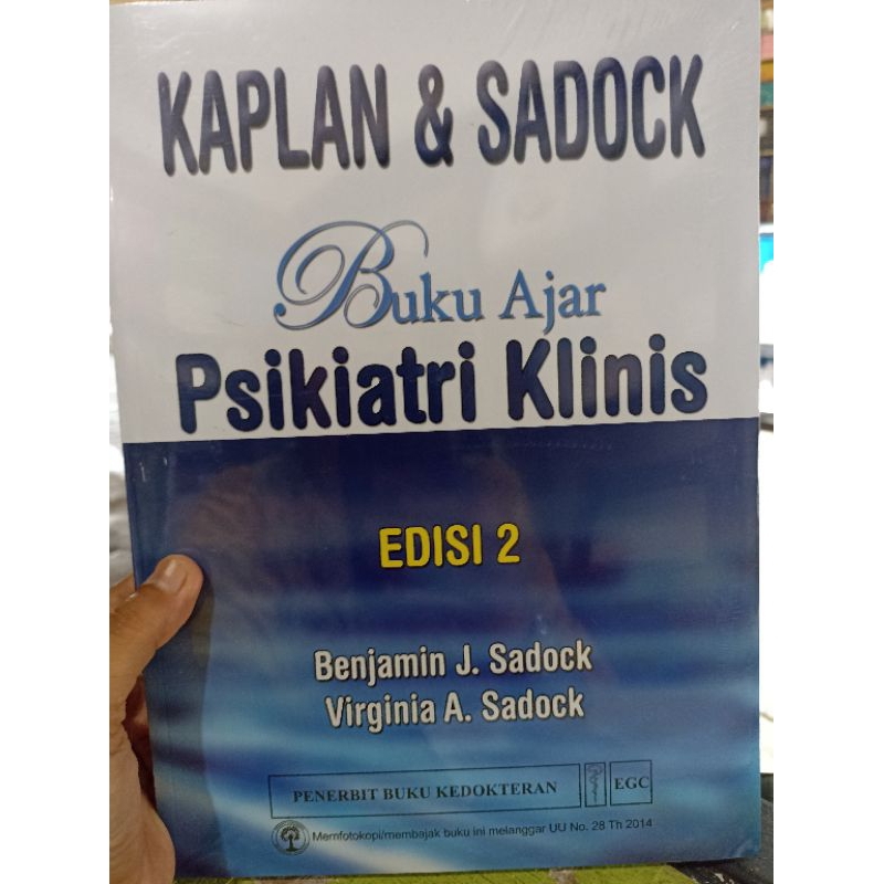 ORIGINAL & NEW BUKU AJAR PSIKIATRI KLINIS KAPLAN, EDISI 2,EGC