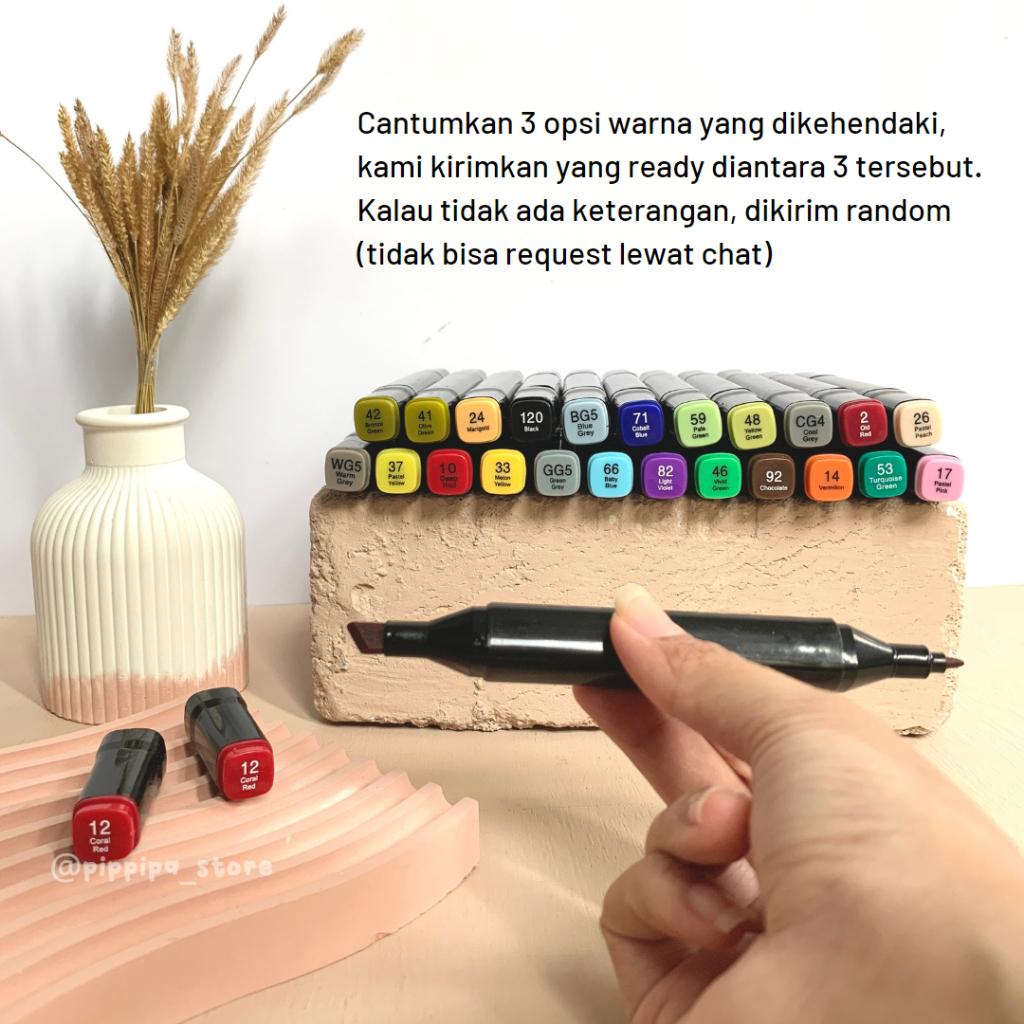 

Spidol Stabilo Warna Art Brush Pen Journal