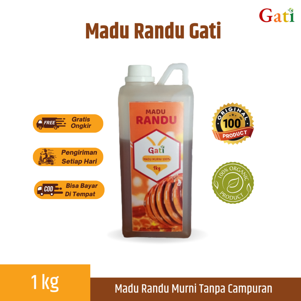 

Madu asli 1 kg Madu Nektar Randu Tanpa Campuran 100% Murni Terlaris Terjamin Termurah