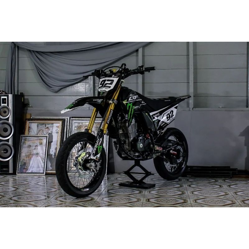 stiker decal crf custom full body free request monster bening glosy halus