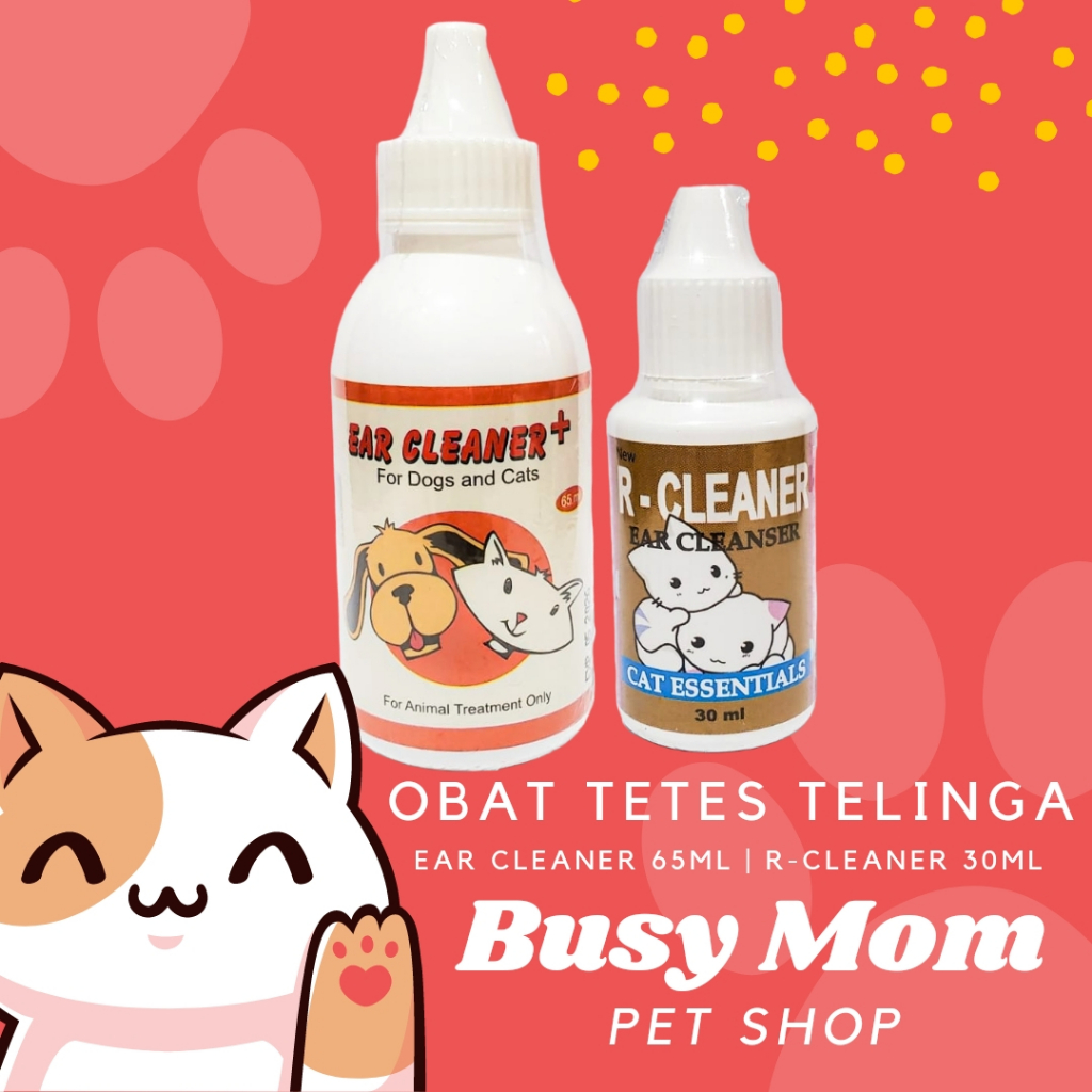 Ear Cleaner 30ml - Drops Ear R Cleaner Cat Dog 65 ml Cairan Pembersih Kotoran Telinga Kucing Anjing Grooming Cleanser Tetes Antiseptik 30 ml 65 ml