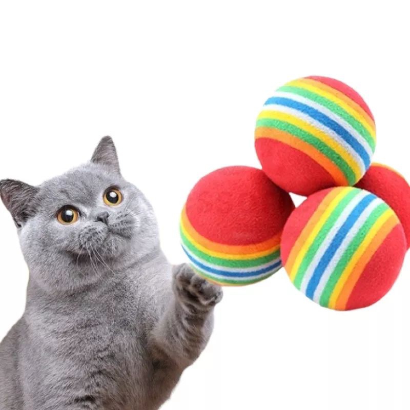 Mainan Bola Kucing Toys Pet Mainan Hewan Anjing Binatang Mainan Lucu Bola Kucing