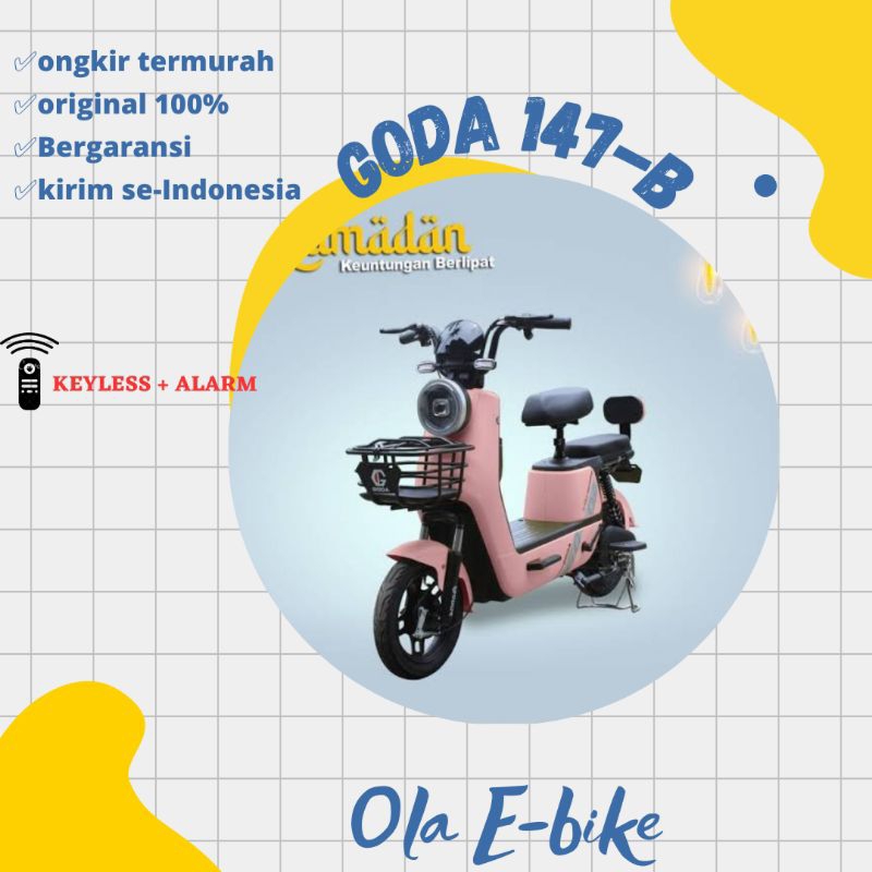 Sepeda Listrik Type Goda 147-B Termurah Ola E-bike