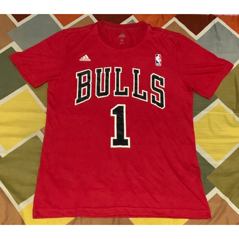 Baju kaos Bulls Rose banteng Chicago colabs Adidas