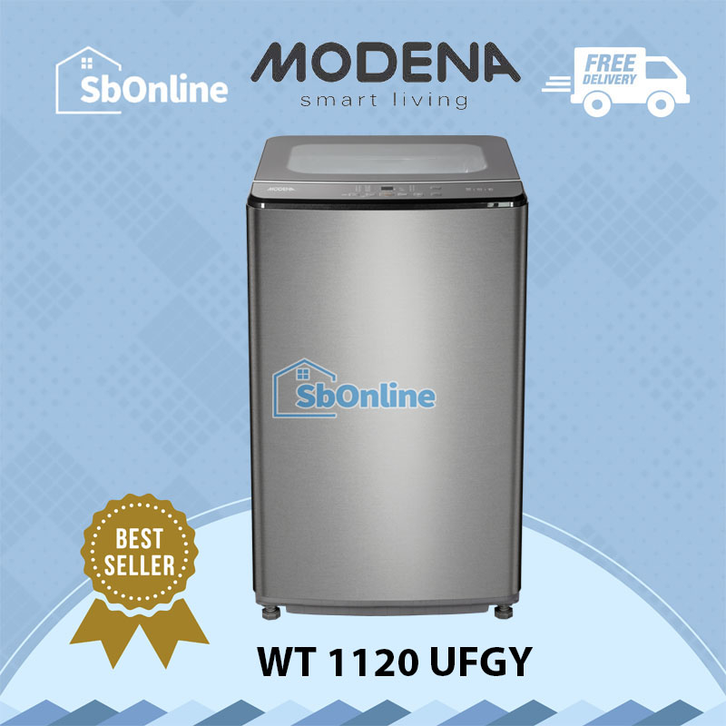 MODENA WT 1120 UFGY - Mesin Cuci TOP LOADING 11KG