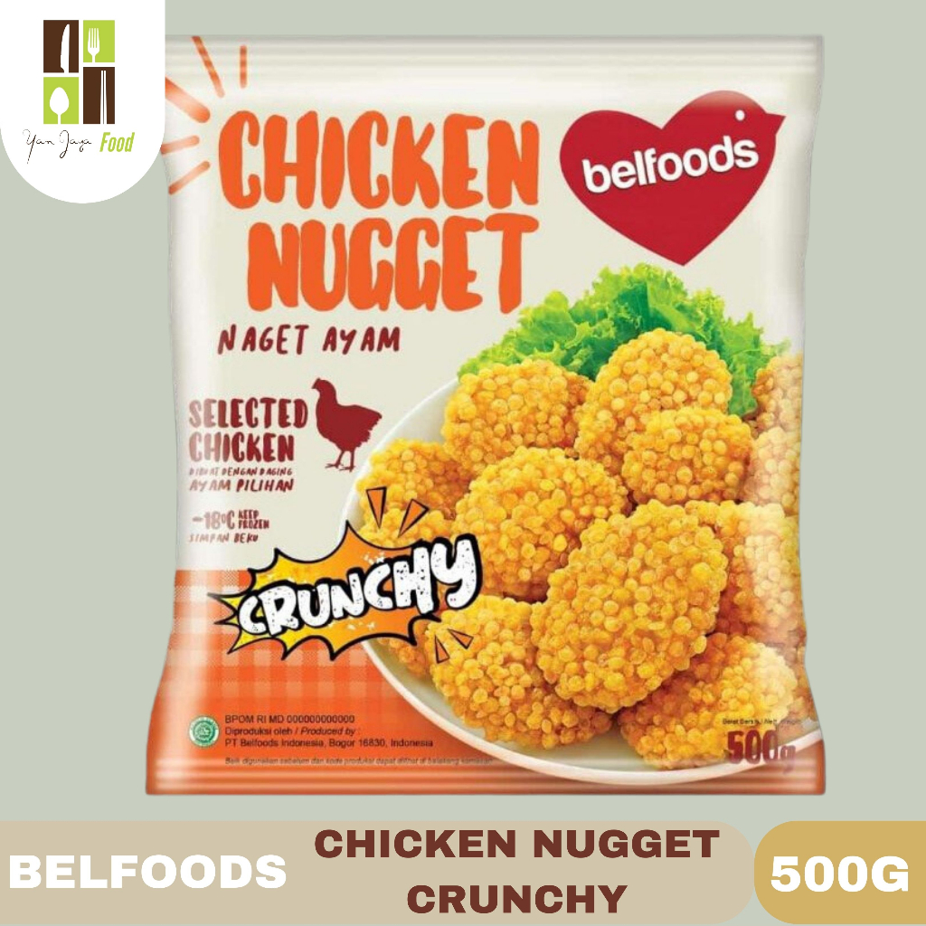 Belfoods Chicken Nugget Crunchy / Naget Ayam Cruncy 500g