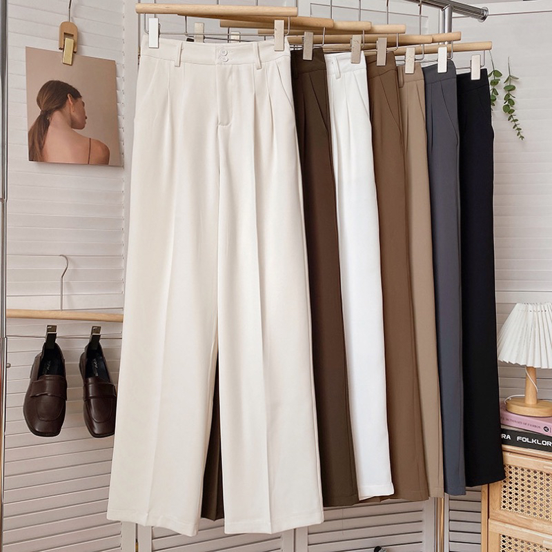HIGHWAIST CULLOTE PANTS CELANA PANJANG KULOT HW  WANITA MX652