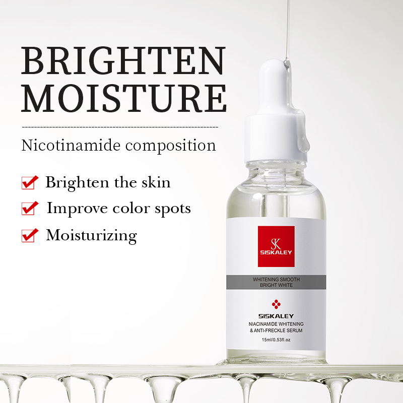SISKALEY serum wajah glowing brightening SERUM BRIGHT &amp; GLOW Whitening Glowing Serum Freckles Remove Nicotinamide Serum 15/100ml