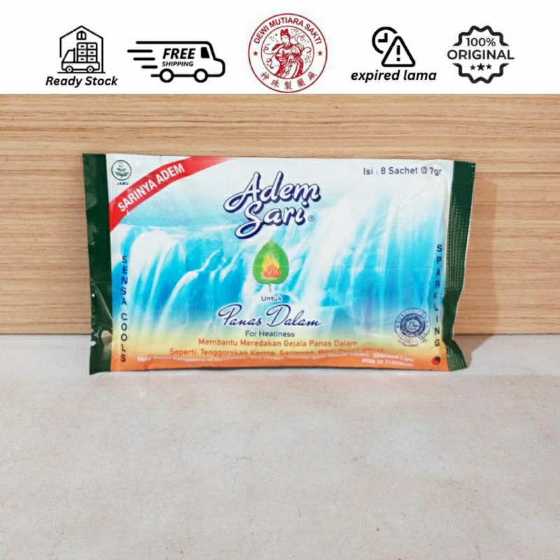 

ADEM SARI sensa cools sparkling 8 sachet untuk PANAS DALAM