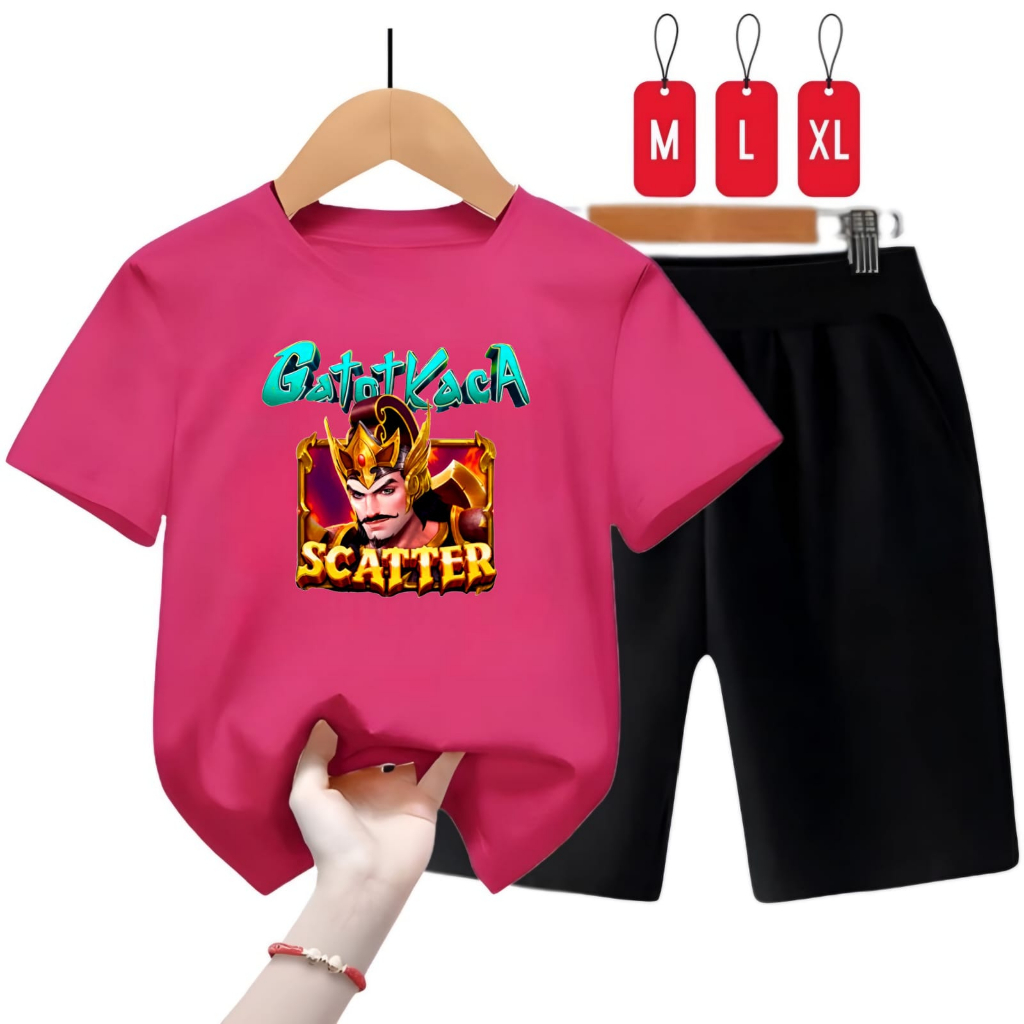 Setelan Baju Koas Anak Gatot Kaca/Setelan Kaos Anak Anak