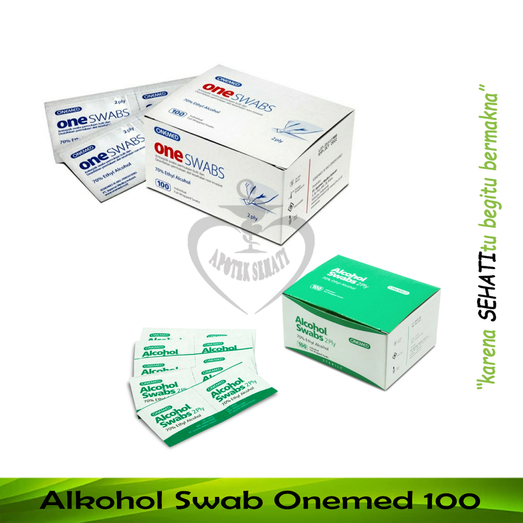 ALKOHOL SWAB ONE MED / Antiseptik / Anti Bakteri