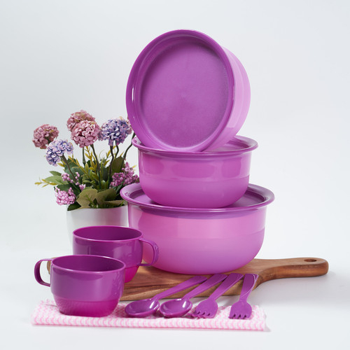 CPM Harumi Serving Set 11 pcs - Purple
