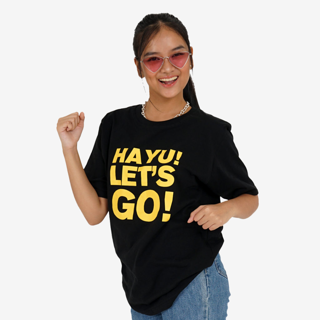 Kaos BaOng T-Shirt LETS GO Hitam