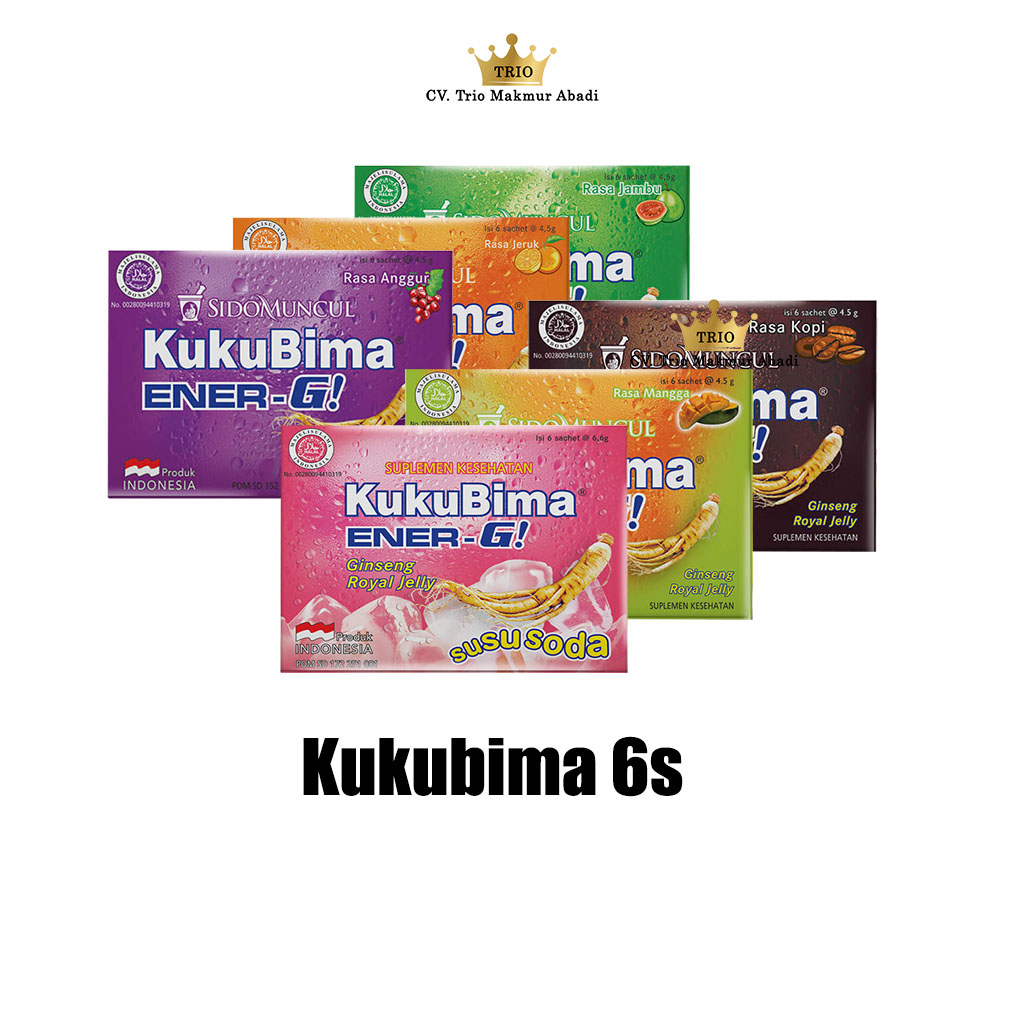 

Kuku Bima Ener-G Isi 6 Sachet