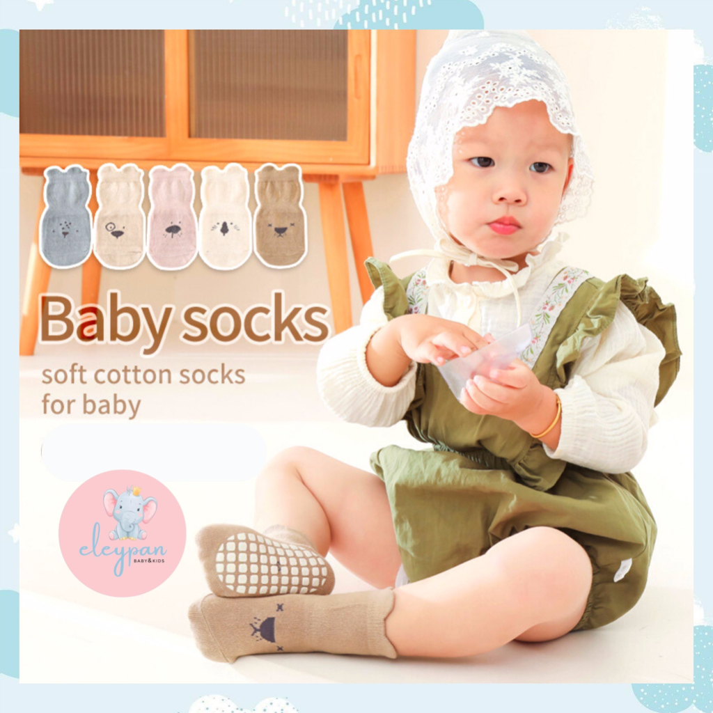 Kaos Kaki Anak Antislip Kaus Kaki Bayi Impor Lucu Baby Socks Import Quality