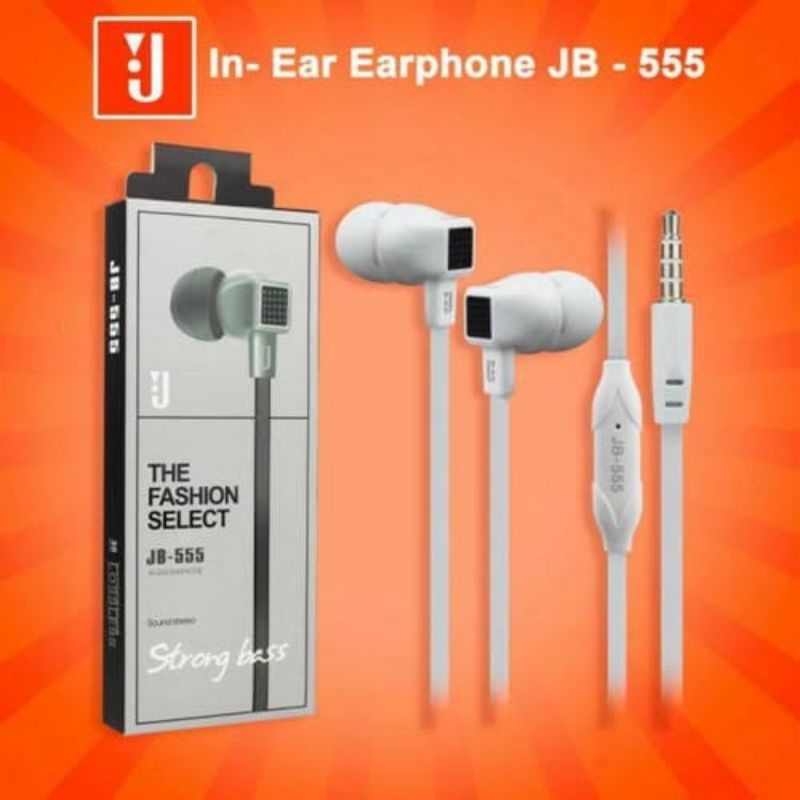 HF Headset JbL JB-555 + Mic In-Ear Stereo Bass