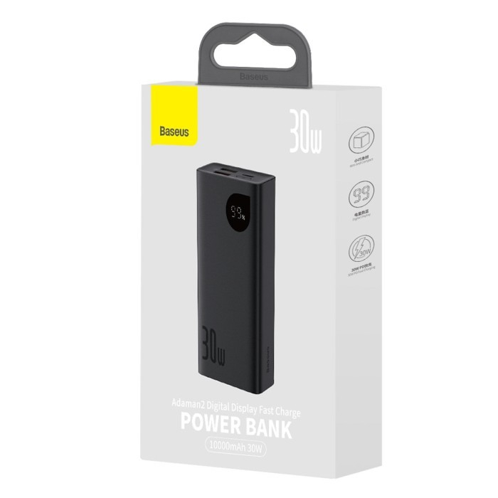 BASEUS ORIGINAL Powerbank Adaman2 10000mAh Power Bank 10000 mAh 3A Fast Charging Quick Charge PB Type C Input Output