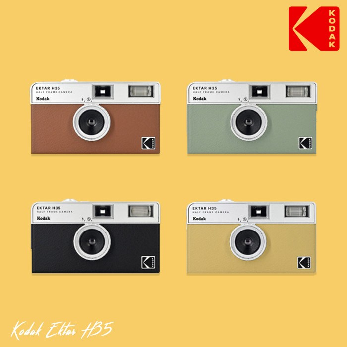 Kodak Ektar H35 Half Frame kamera analog reusable 35mm Ori - Kamera saja