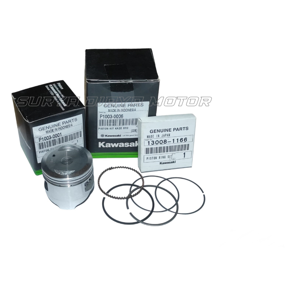Piston Ring Seher Kit Kaze Os Standar 50 100 Original kawasaki
