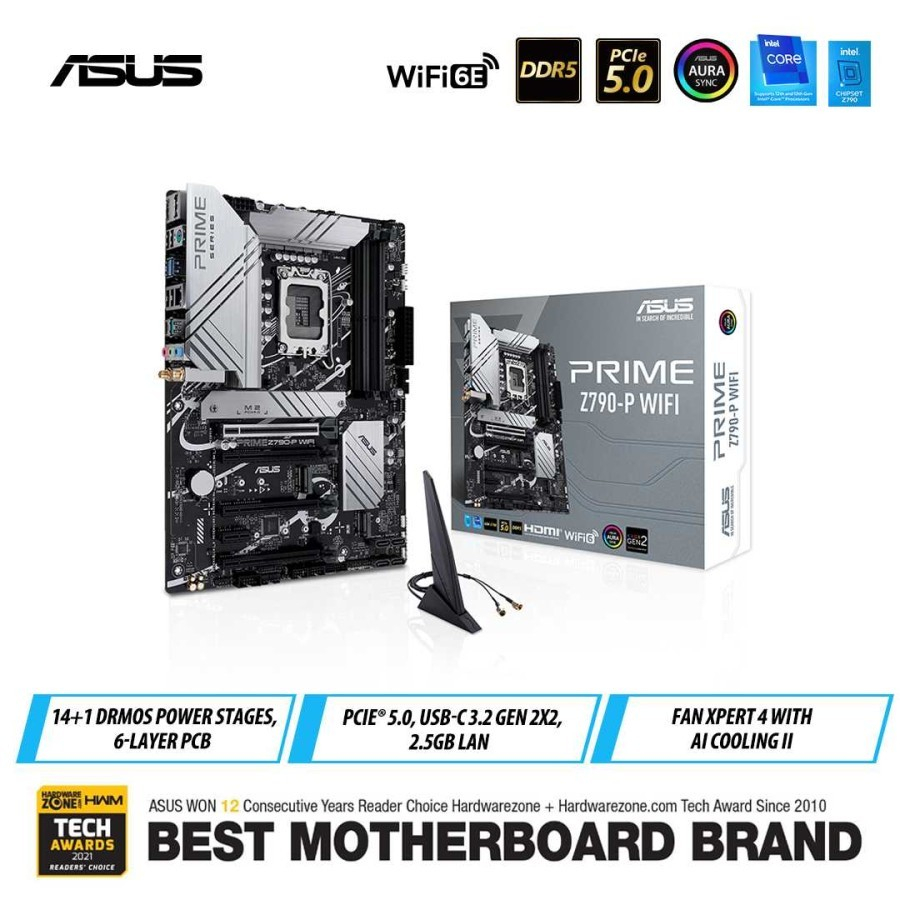 ASUS PRIME Z790-P WIFI-CSM DDR5 - Intel Motherboard LGA 1700