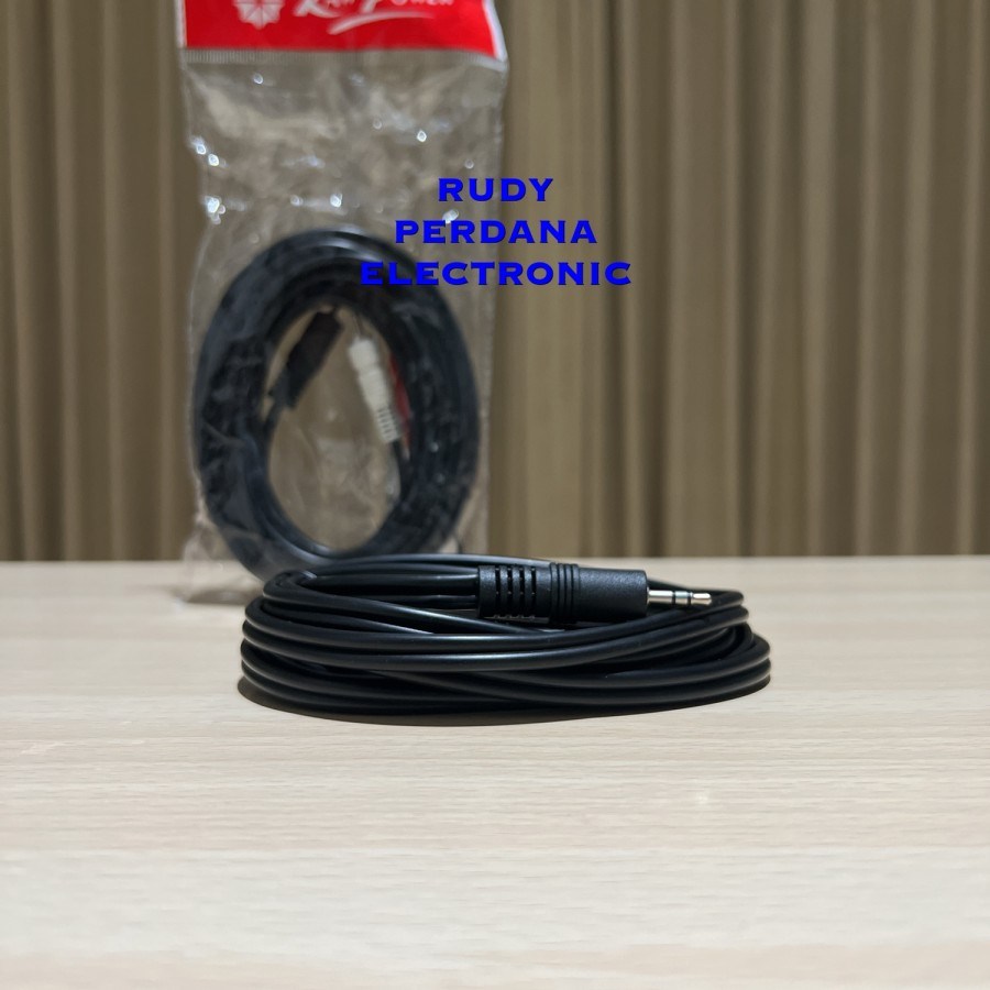 KABEL 2 JACK RCA TO 1 JACK MINI 3.5 MM STEREO 3M 3 METER