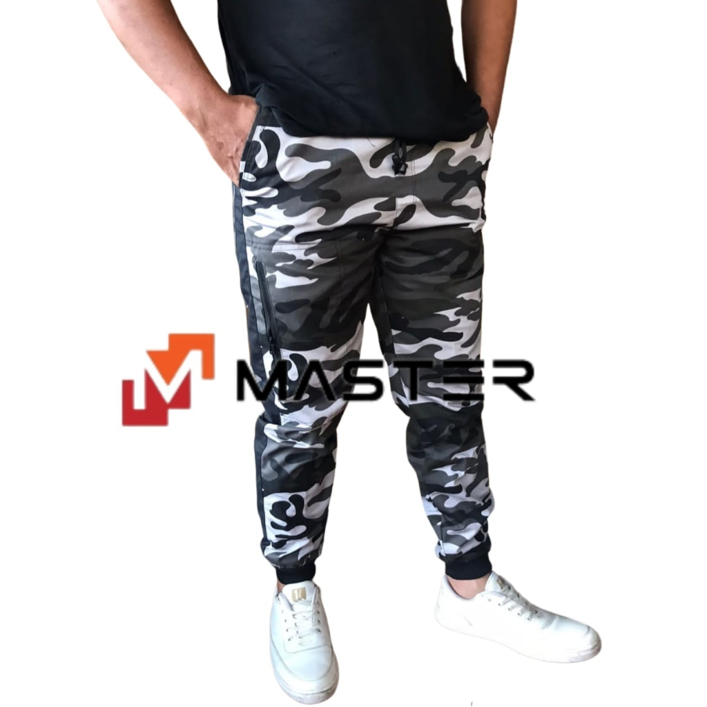 MASTER Celana Panjang Joger Pria Bahan Twil Tidak Mudah Luntur