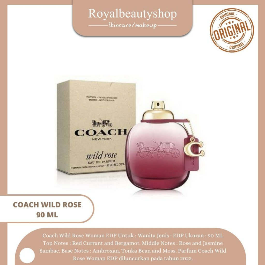 Coach Wild Rose 30 ml/ 90 ml / New York EDP / Floral Blush