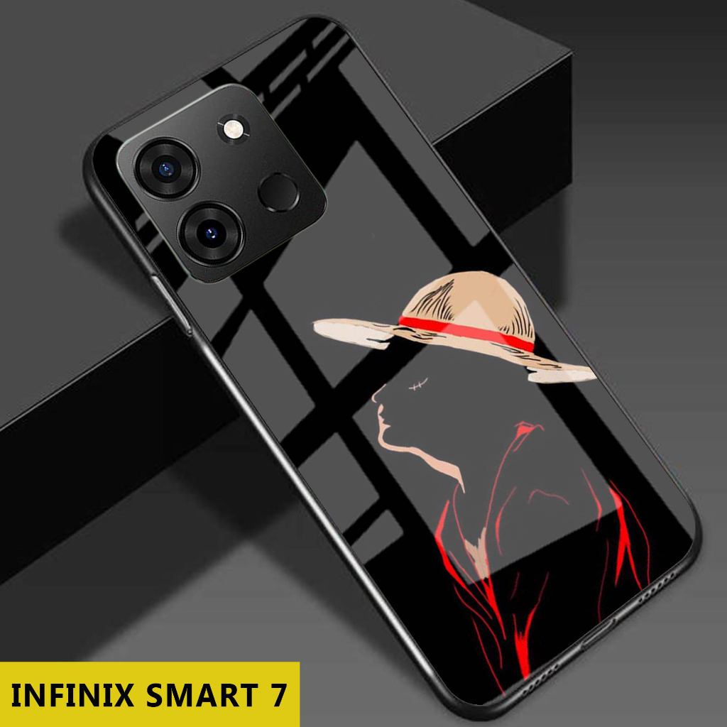 [A10] SoftCase Glass Kaca Kilau INFINIX SMART 7 - Softcase Kaca INFINIX SMART 7 - Casing Handphone INFINIX SMART 7- Case Hp INFINIX SMART 7