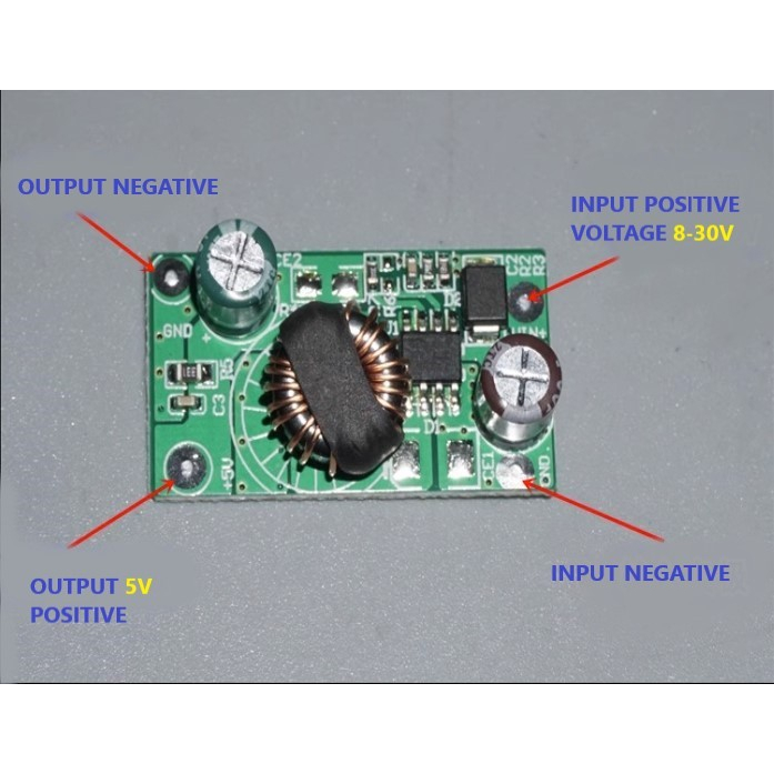 Power Module Synchronous Rectification 12-24V to 5V2.4A (7328)