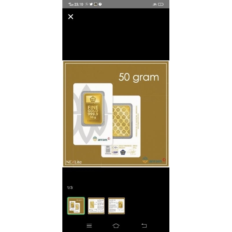 EMAS ANTAM  LM 50 GR