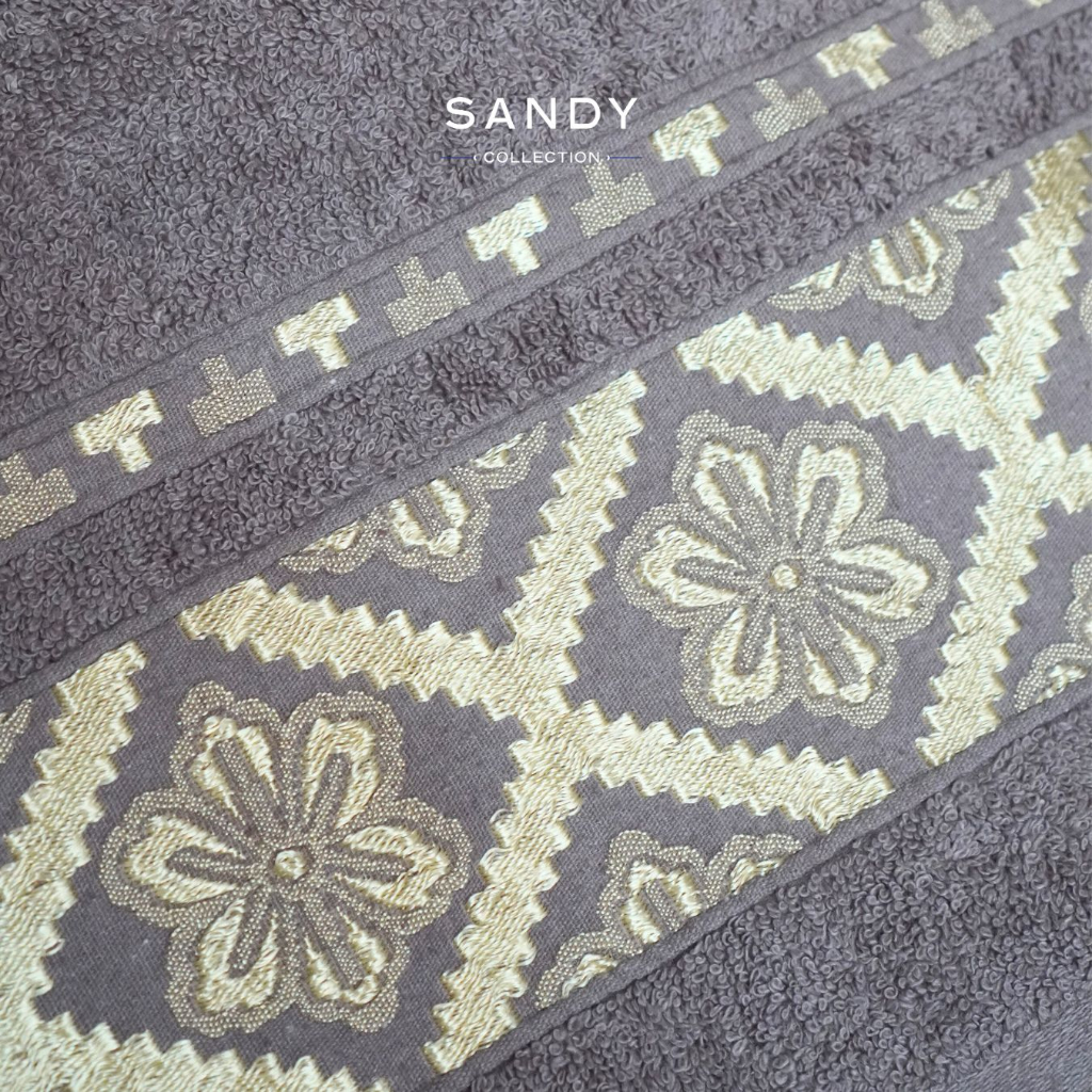 Handuk Mandi Katun Travel Dewasa Ukuran Hana 50x100cm dan Levina 70x135cm - Sandy Collection