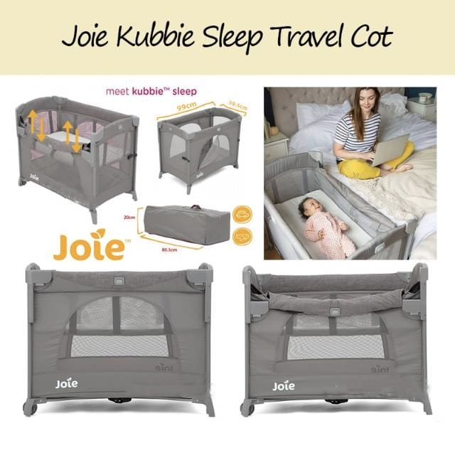 Joie Kubbie Box Bayi Meet Sleep Travel Cot Baby Box Tempat Tidur Bayi bisa Lipat ada Tas Traveling