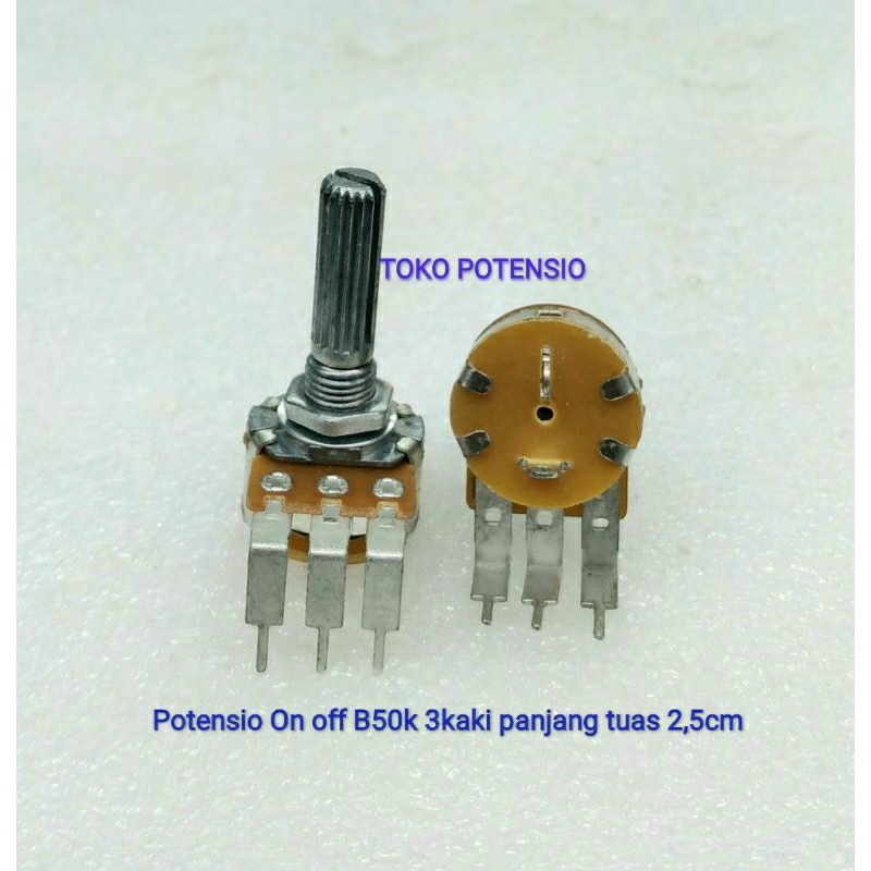 POTENSIO DIMMER B50K ON OFF 3KAKI