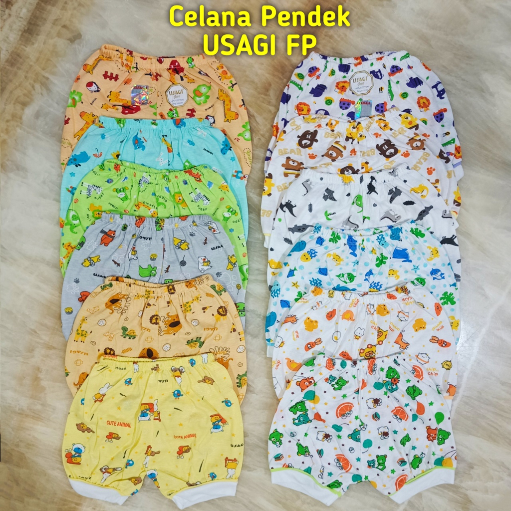 Celana Pendek Bayi USAGI Fullprint