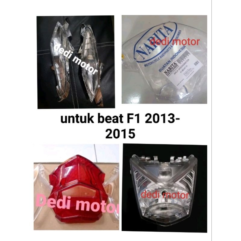 Full set Beat f1 mika stop veat f1 sen beat f1 refektor reflektor lampu depan beat f1 mika speedometer beat f1