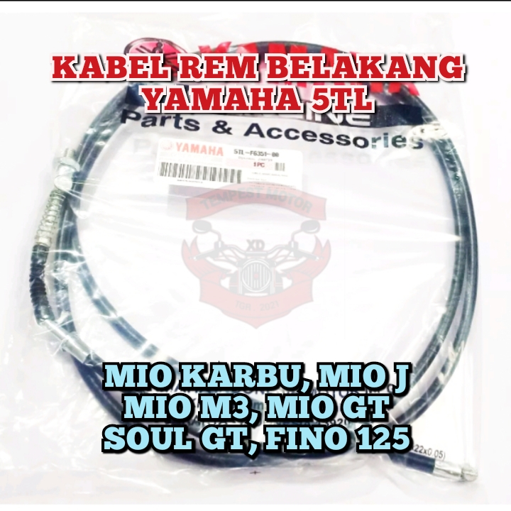 KABEL REM MIO LAMA 5TL KABEL REM BELAKANG MIO M3 SOUL GT FINO 125