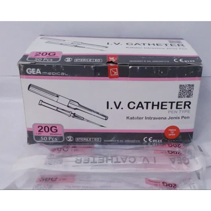GEA I.V Catheter Penlike - Jarum Infus - Kateter Penlike - 20G