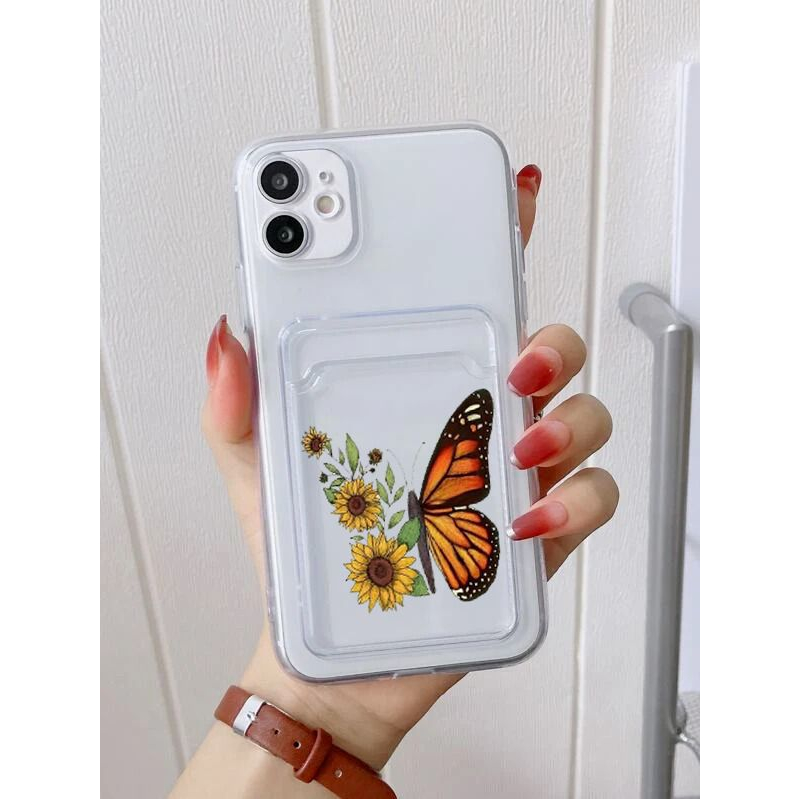 Casing motif butterfly FF07 for Vivo T1 V21 V23 5G V23e Y02 Y12 Y15 Y17 Y15s Y16 Y20 Y20i Y20s Y12s Y21 Y21s Y33s Y22 Y30 Y30i Y50 Y35 2020 Y75 Y55 5G Y91 Y93 Y95