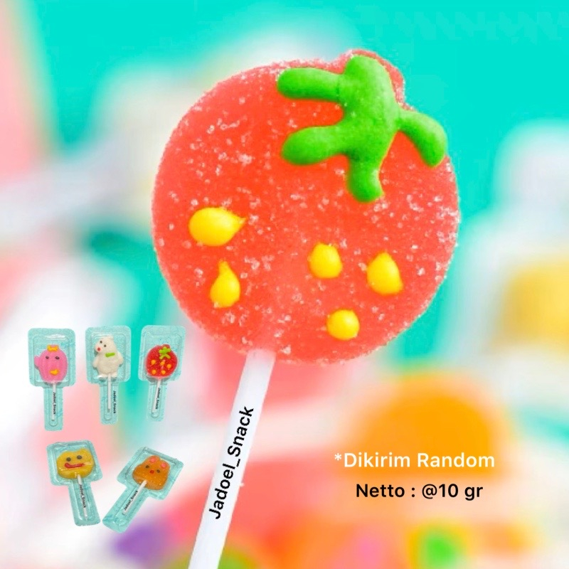 

Permen Cutie Lolipop Lunak 10 GR Rasa Buah By Jadoel_Snack