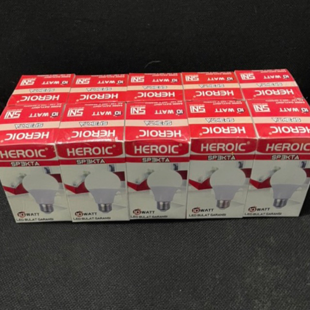 Promooo Paket isi 10bh Heroic spekta Led bulb